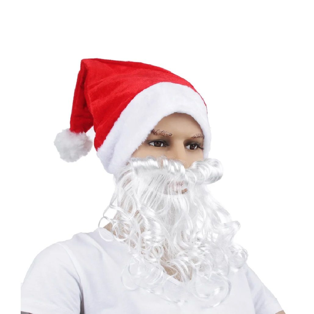 Борода Деда Мороза 30см 40гр