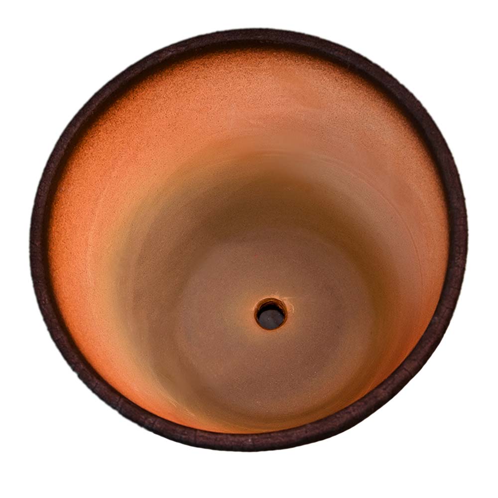 Горшок цветочный Бутон Винил шоколад 15 см 1,7 л