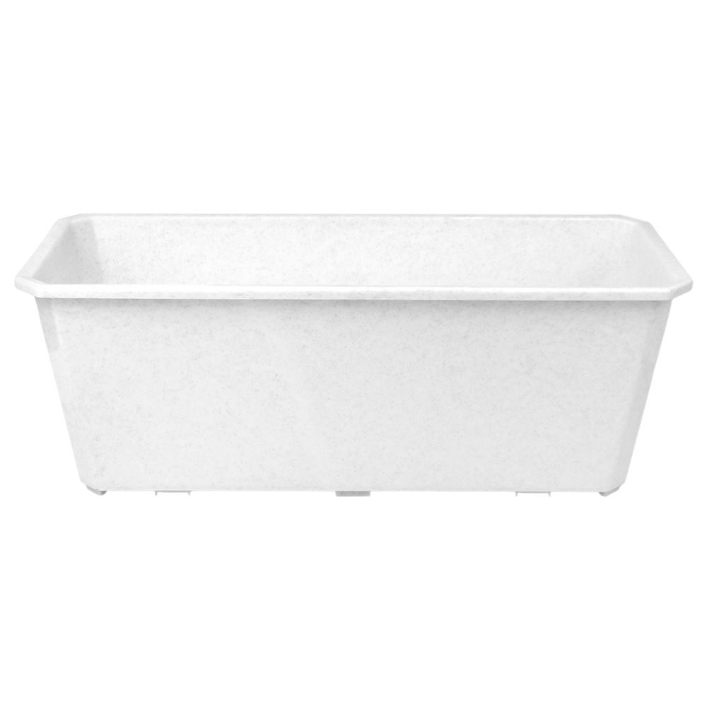 Ящик балконный без поддона мрамор 40 см