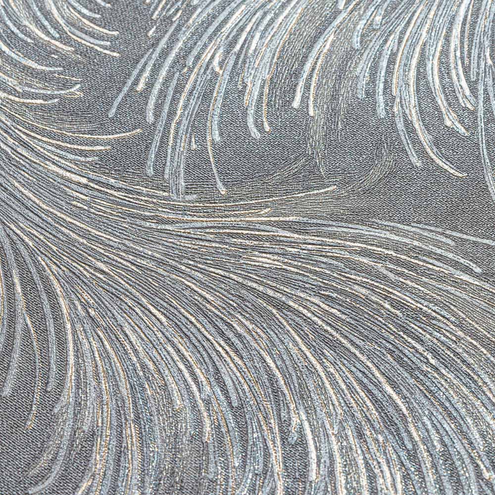 Обои 10888-05 Артекс 1,06х10 м Перо серый