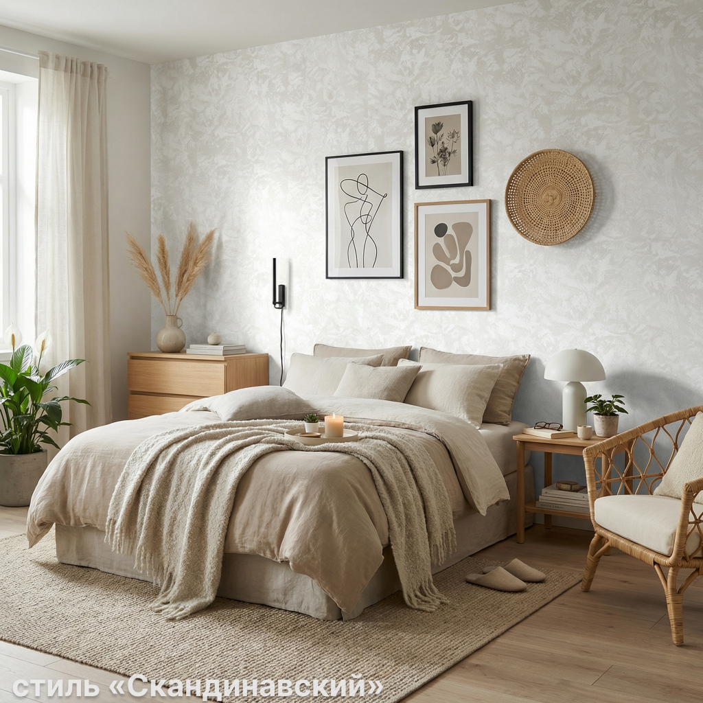 Обои Green Walls Фернандо С50 5056 02 бежевые штукатурка 1,06х10,05 м