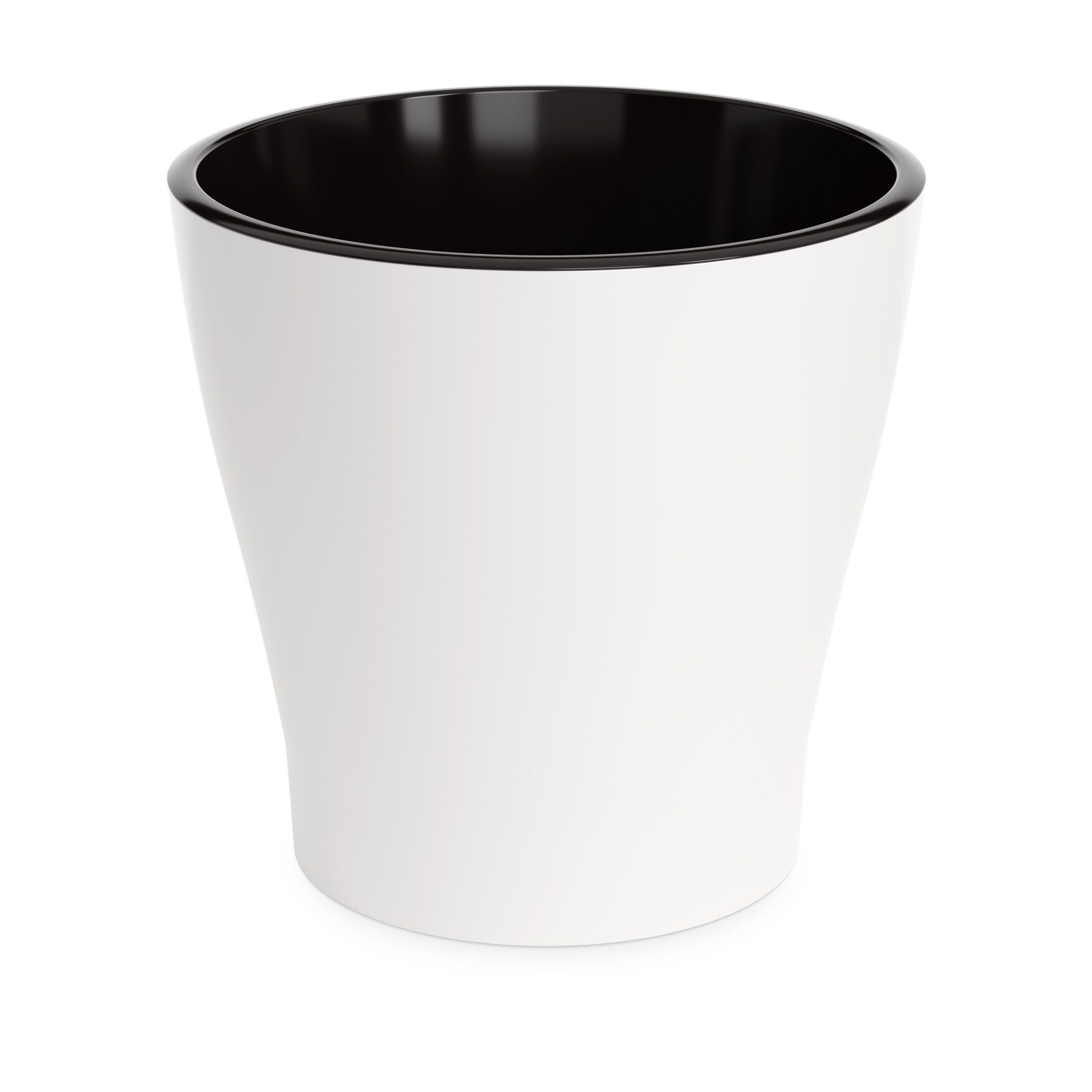 Горшок цветочный Лея белый 10 л двойной