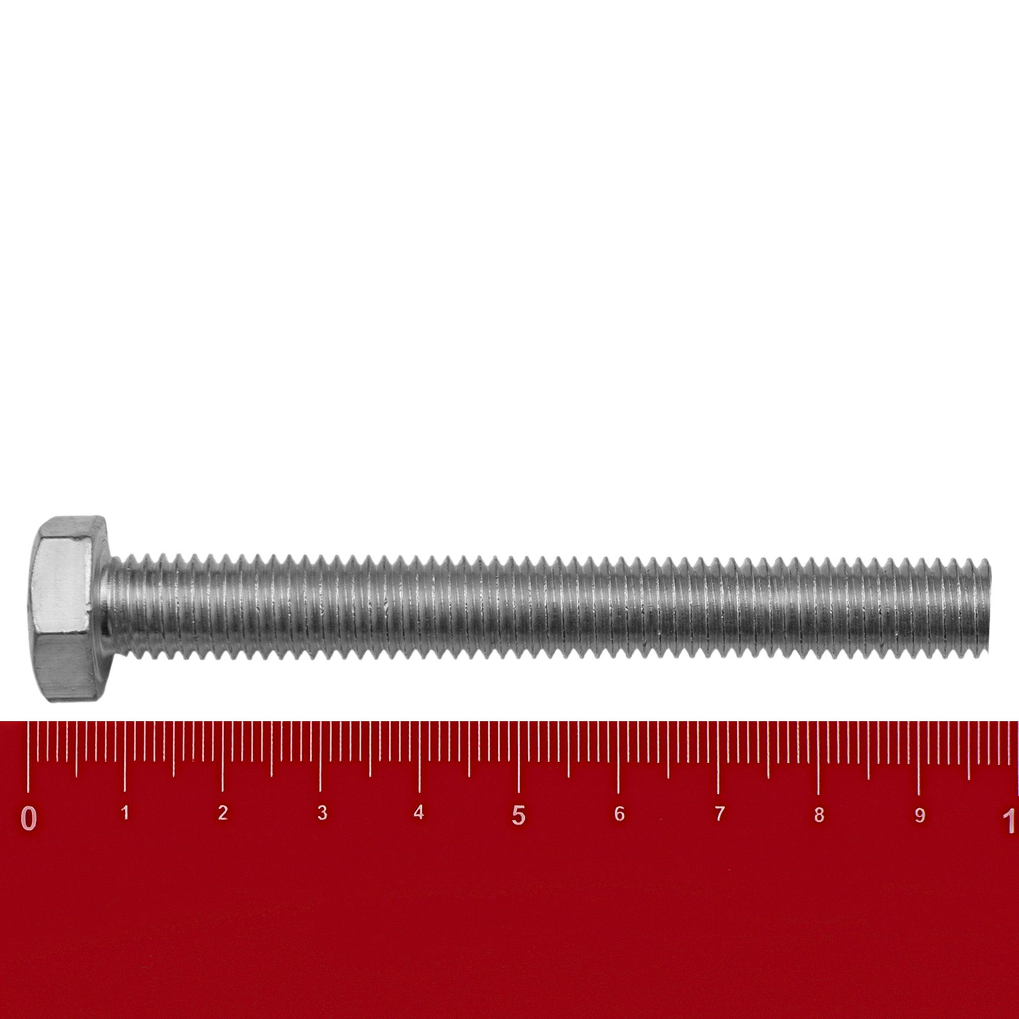 Болт DIN 933 М10х90 мм вес