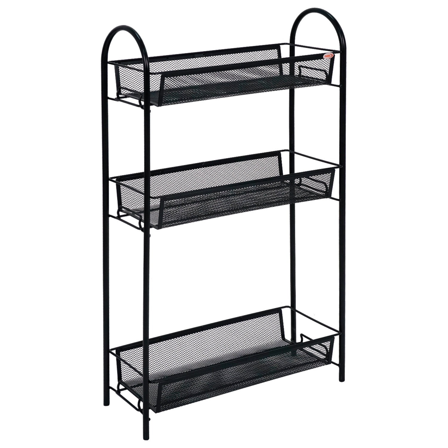 Этажерка Ладья 13 410х750х170 мм 3 секции черная