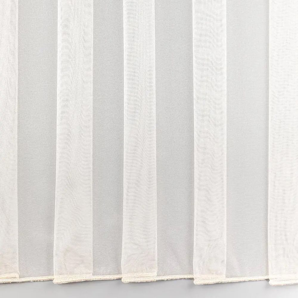 Ткань для штор Тюль органза Шанти экрю с утяжелителем AR01465 V-103