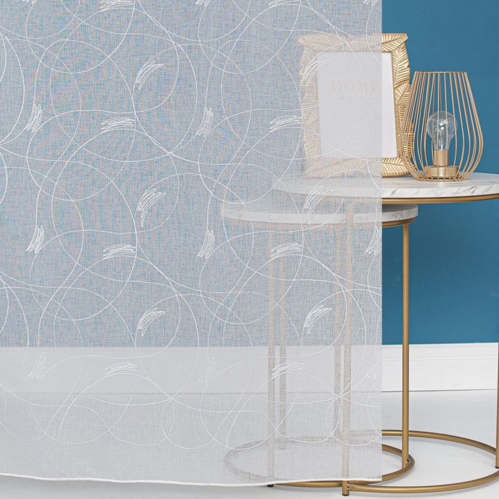 Ткань для штор Лен вышивка Texrepublic EL E8322-01/300 LB ut