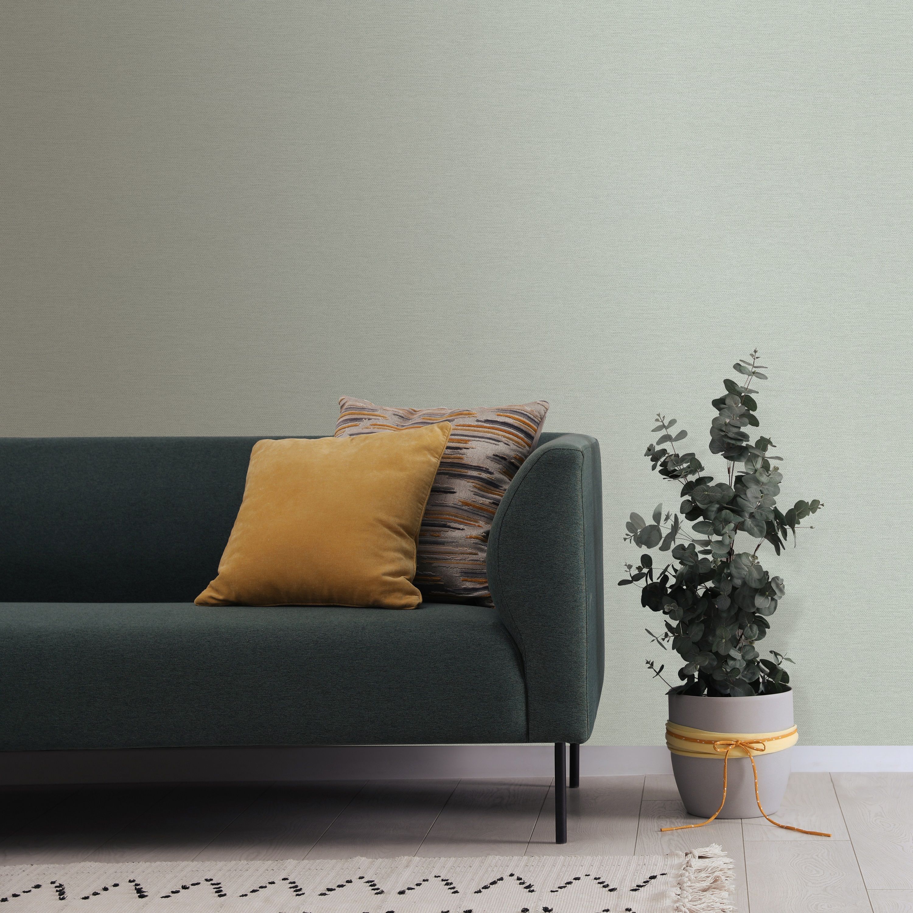 Обои Monte Solaro House 9287-24 серые рогожка 1,06х10,05 м