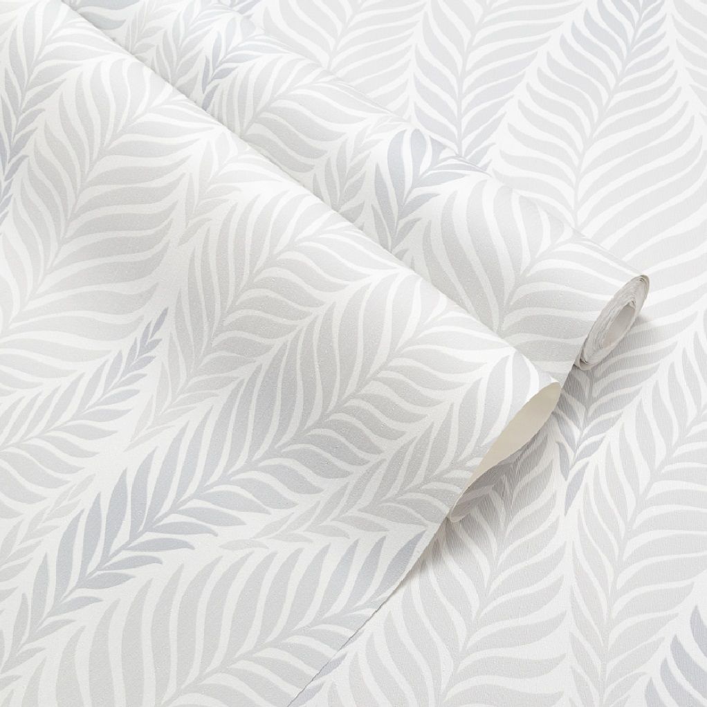 Обои HC71935-14 Палитра 1,06х10 м Happy Day листья серые