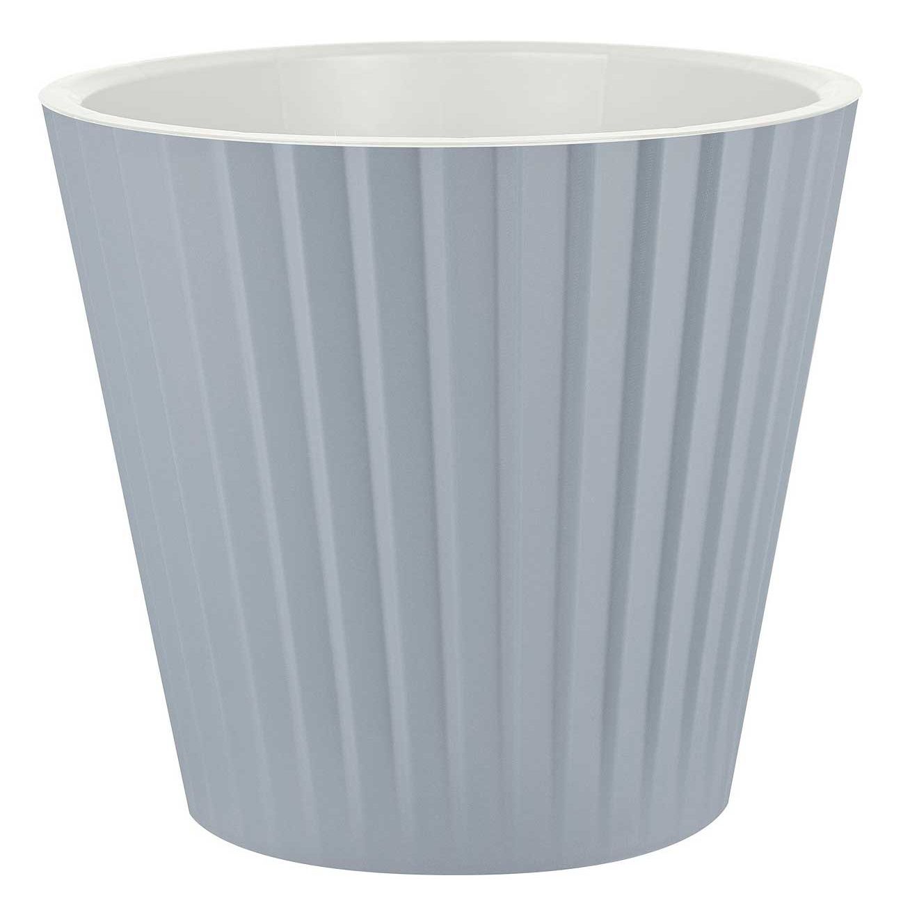 Горшок цветочный InGreen Sand Утренний туман 28 см 10,5 л c дренажной вставкой