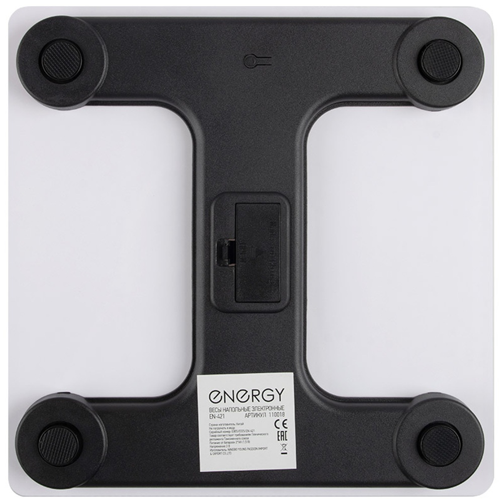 Весы напольные электронные Energy EN-421 белые до 180 кг