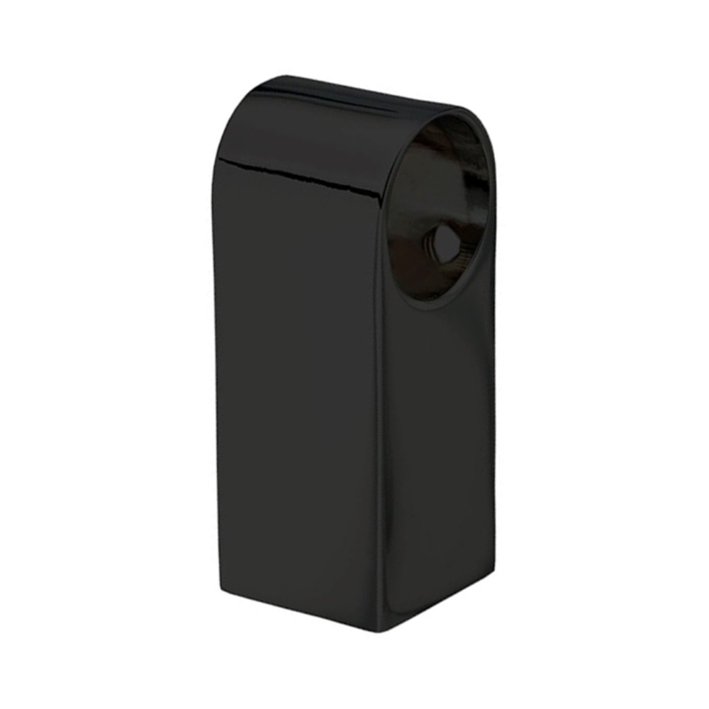 Держатель для рейлинга модерн черный матовый