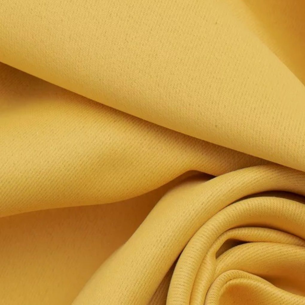 Ткань для штор Портьера блэкаут HN 6668-31/280 P BL горчичный