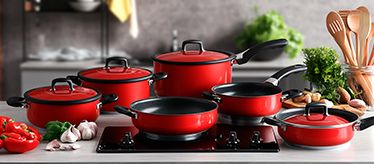 Наборы кастрюль и сковород