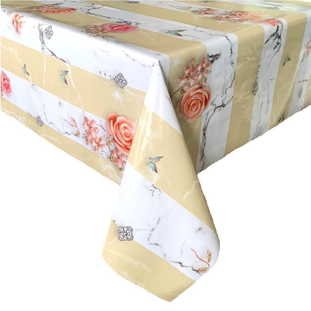 Клеенка ПВХ на тканевой основе Dekorelle Glance 566 1,4 м