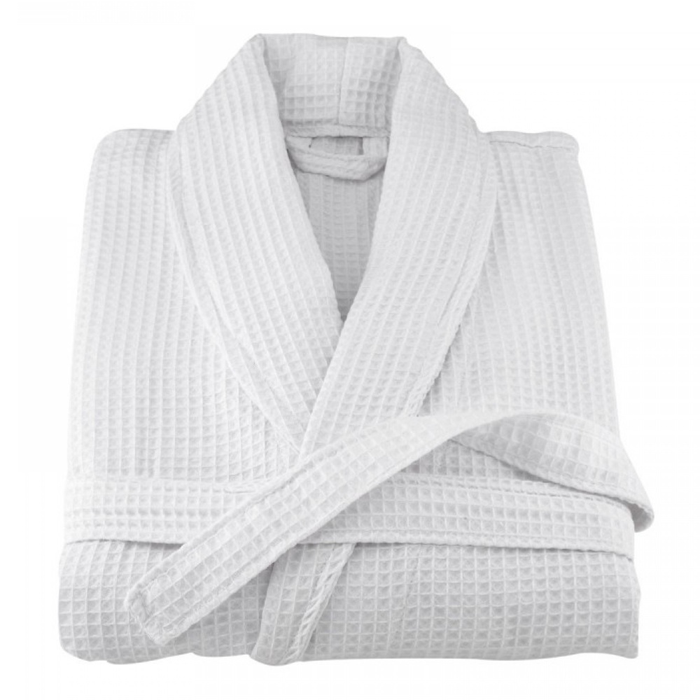 Халат вафельный унисекс шалька АлтынАсыр размер 52-54 белый