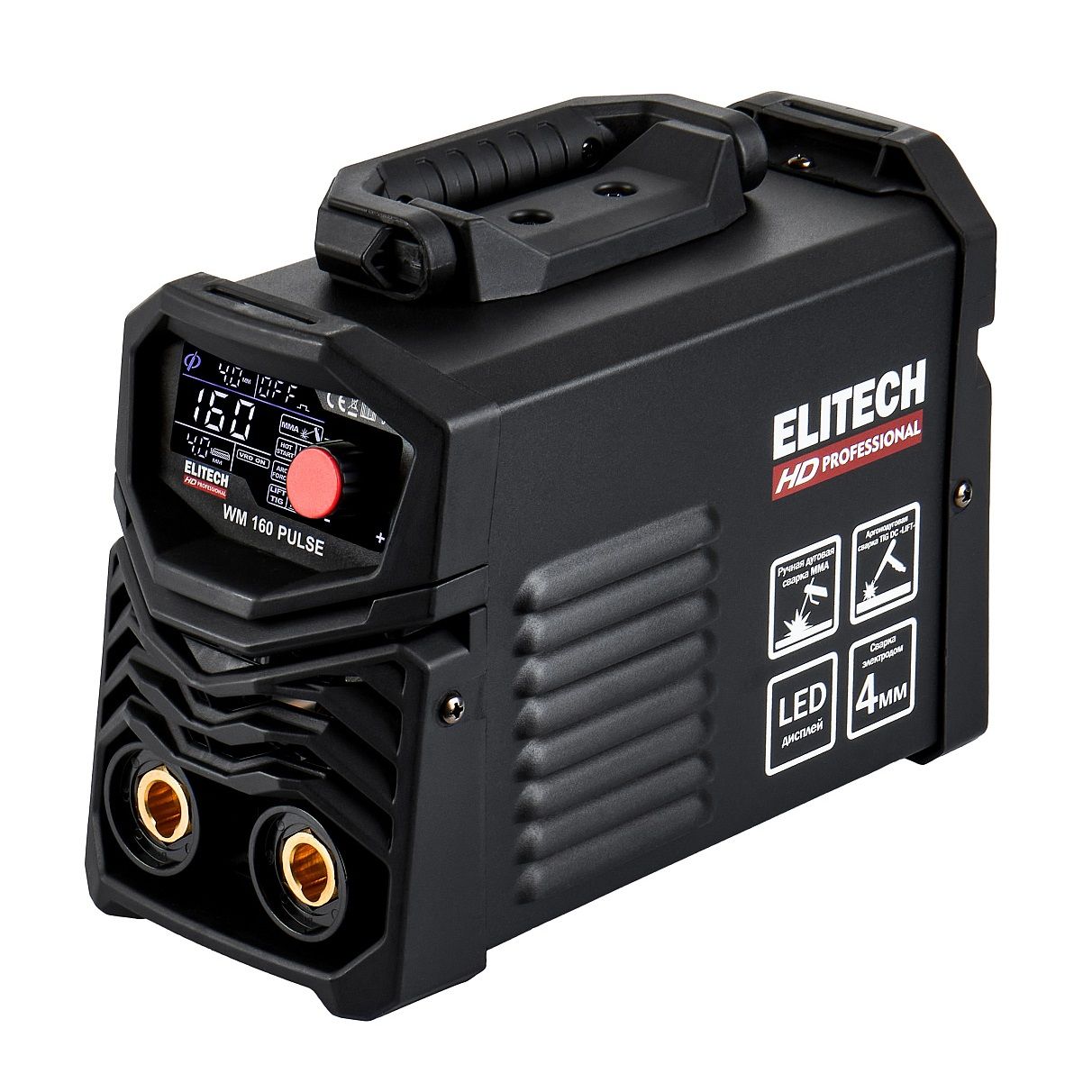 Сварочный аппарат инверторный Elitech HD WM 160 Pulse 5кВт