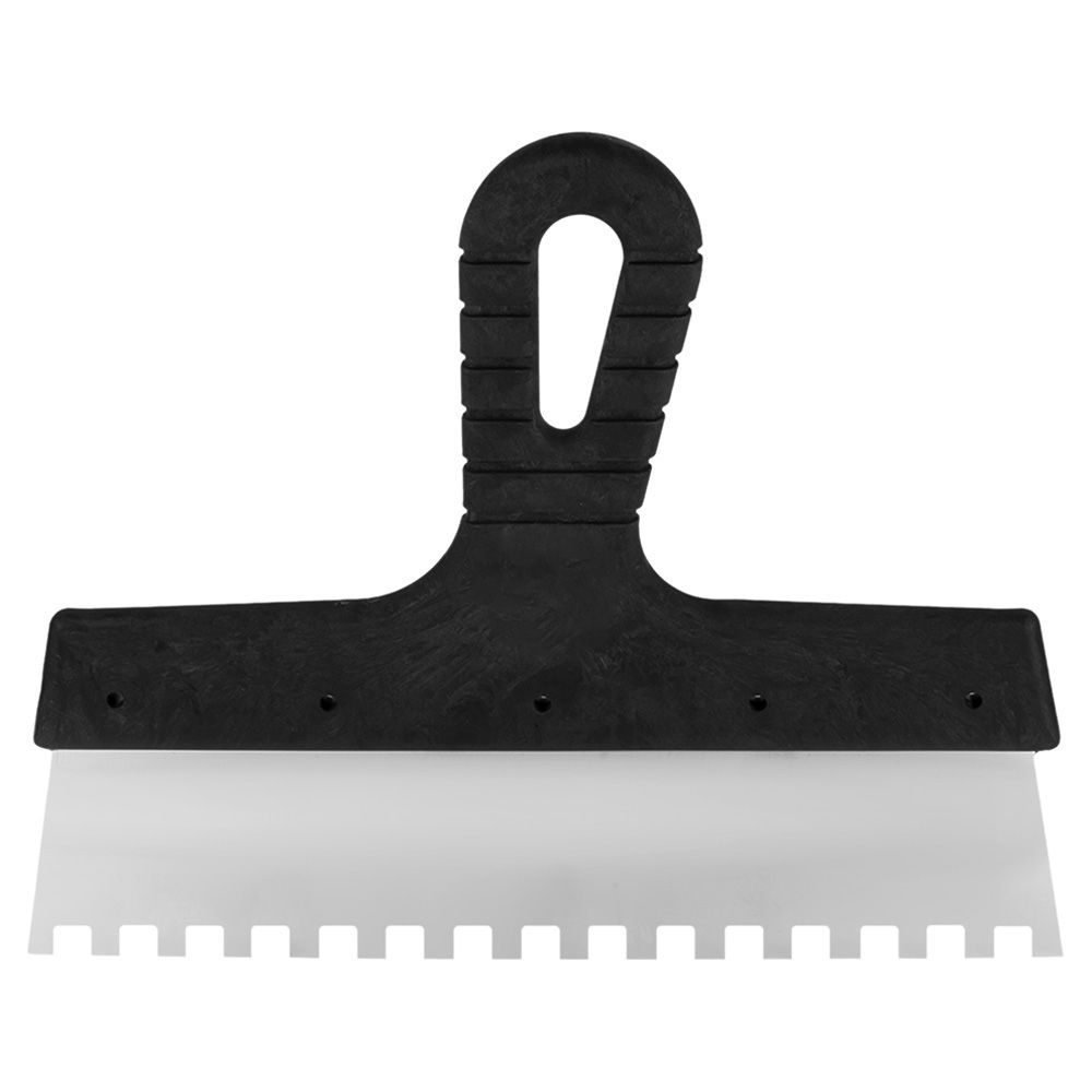 Шпатель фасадный нержавеющий 250 мм зуб 8х8 пласт ручка 30 T4P 1201178