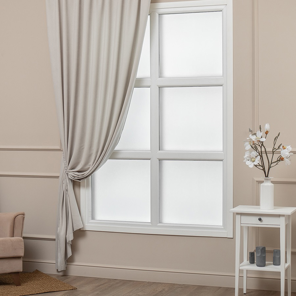 Штора портьерная канвас Amore Mio RR 318100-209 160х270 см серо-бежевая