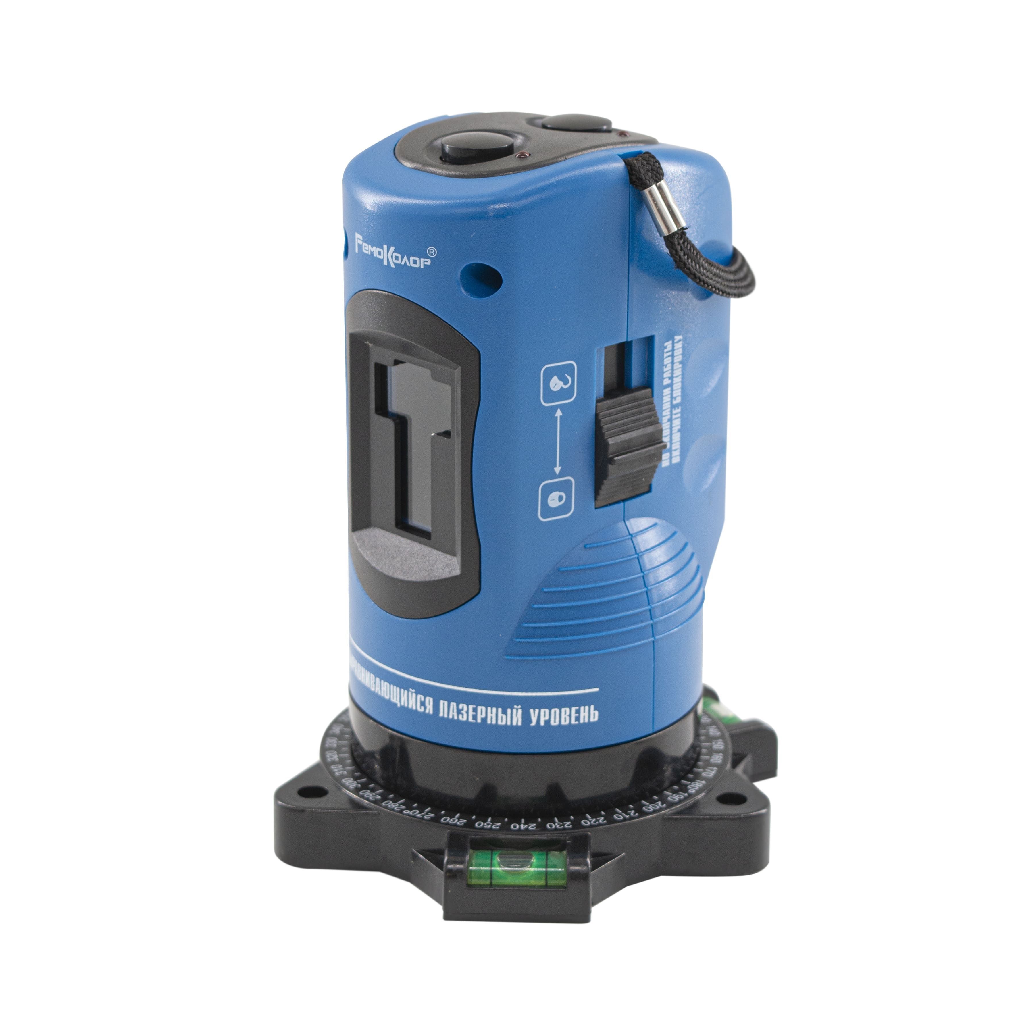 Уровень лазерный самовыравнивающийся со штативом 115 см 2 красных луча дальность 10 м 95-2-282