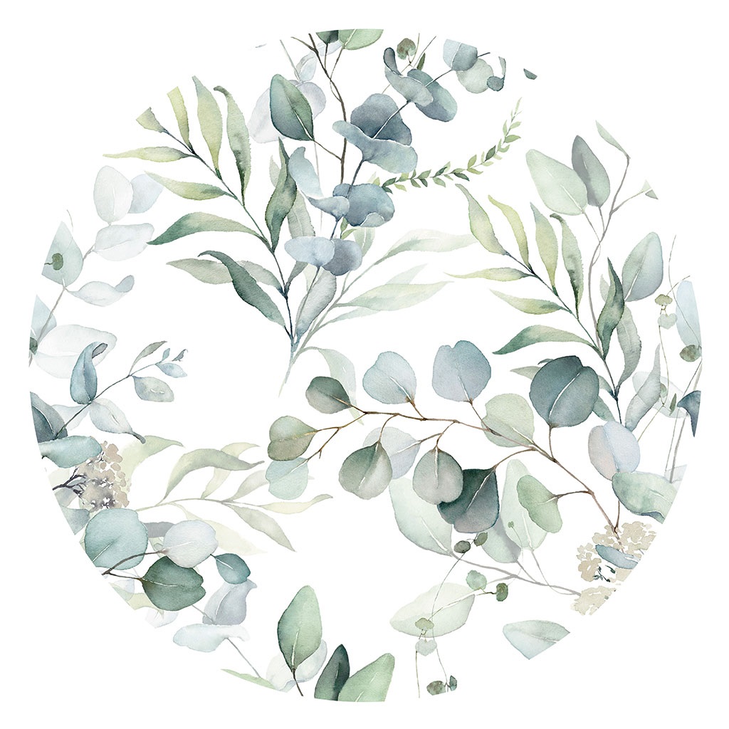 Салфетка сервировочная Веточки d36 см разноцветная