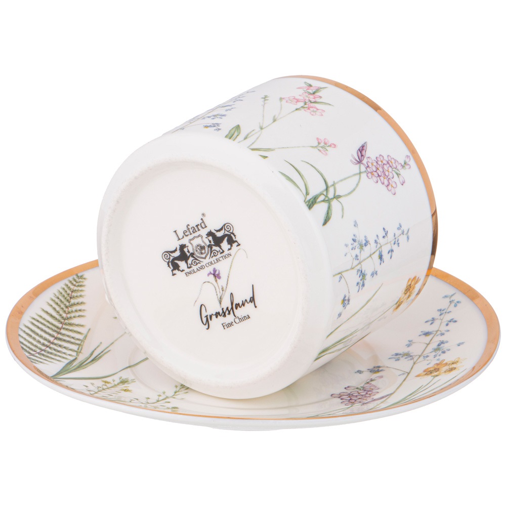 Набор чайный Lefard Grassland на 6 персон 12 предметов 300 мл фарфор