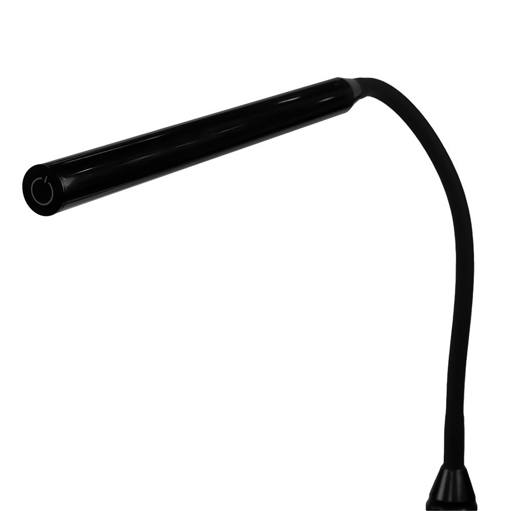 Светильник настольный светодиодный на подставке струбцина в комплекте 7Вт 5000К UL607 черный