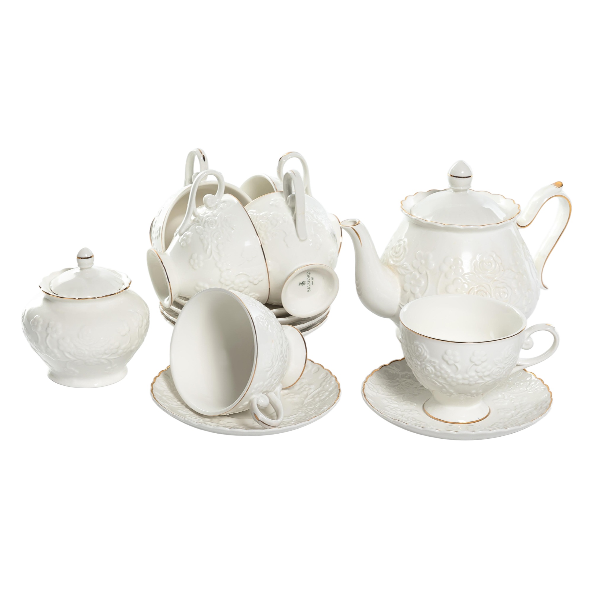 Набор чайный Balsford Грация на 6 персон 14 предметов 220 мл фарфор