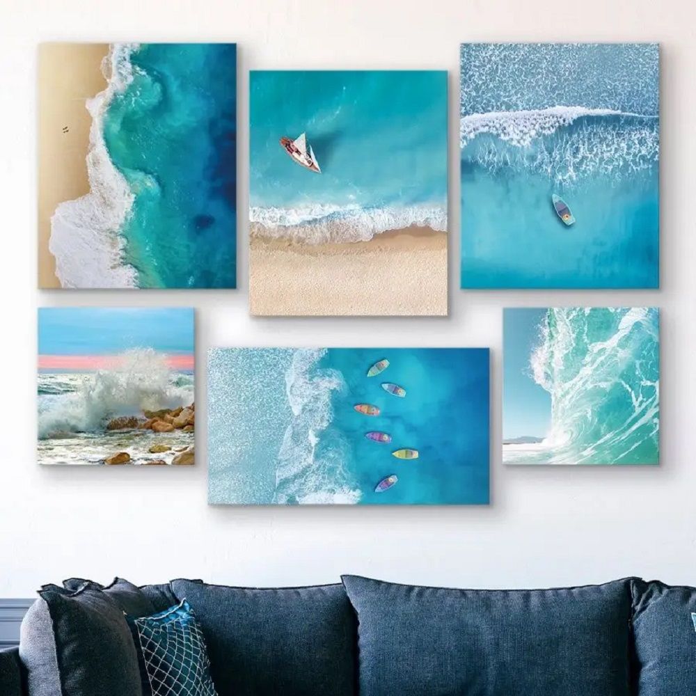 Картина-Шестимодуль S-0019 (114х77) Море