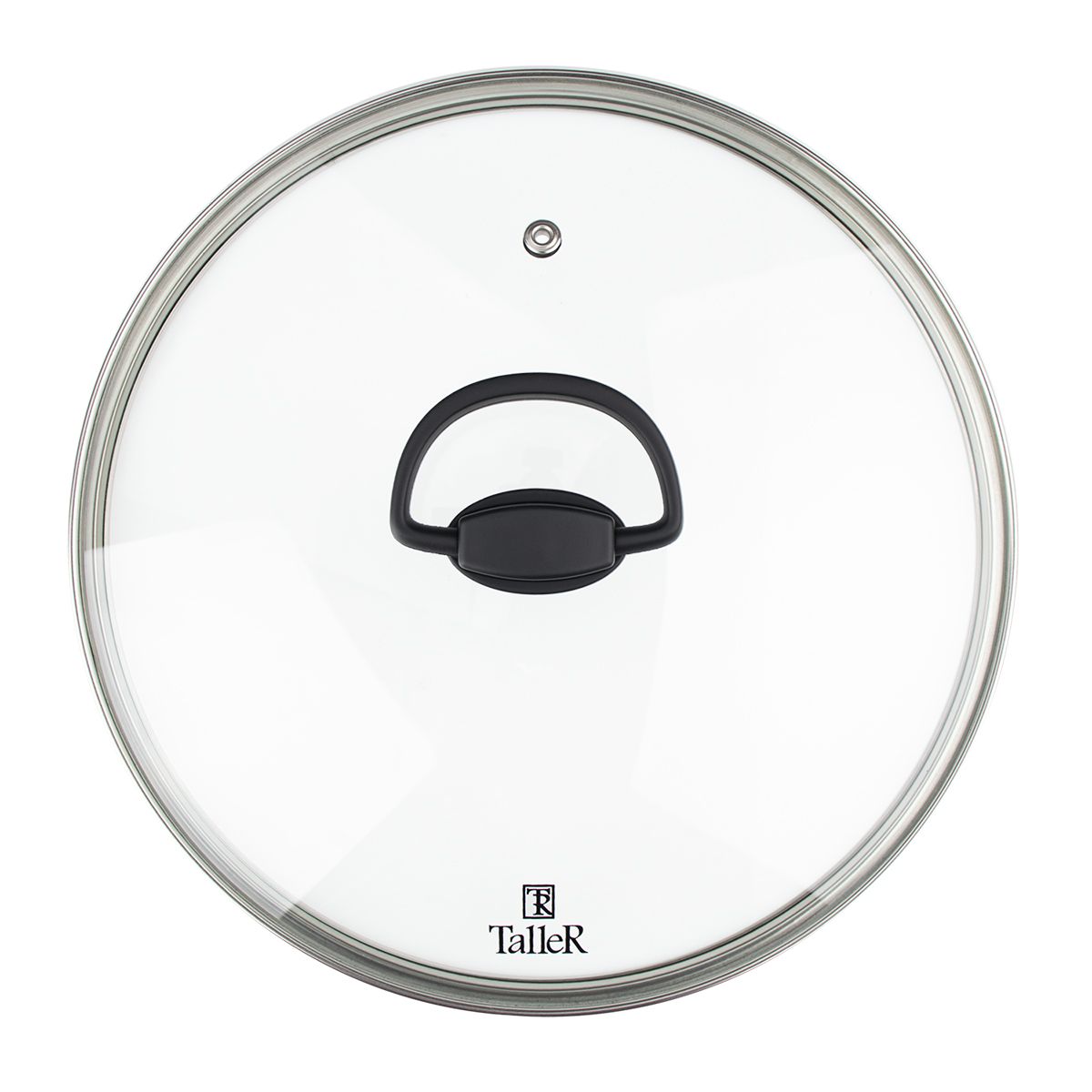 Крышка стеклянная TalleR TR-38014 24 см с металлическим ободком