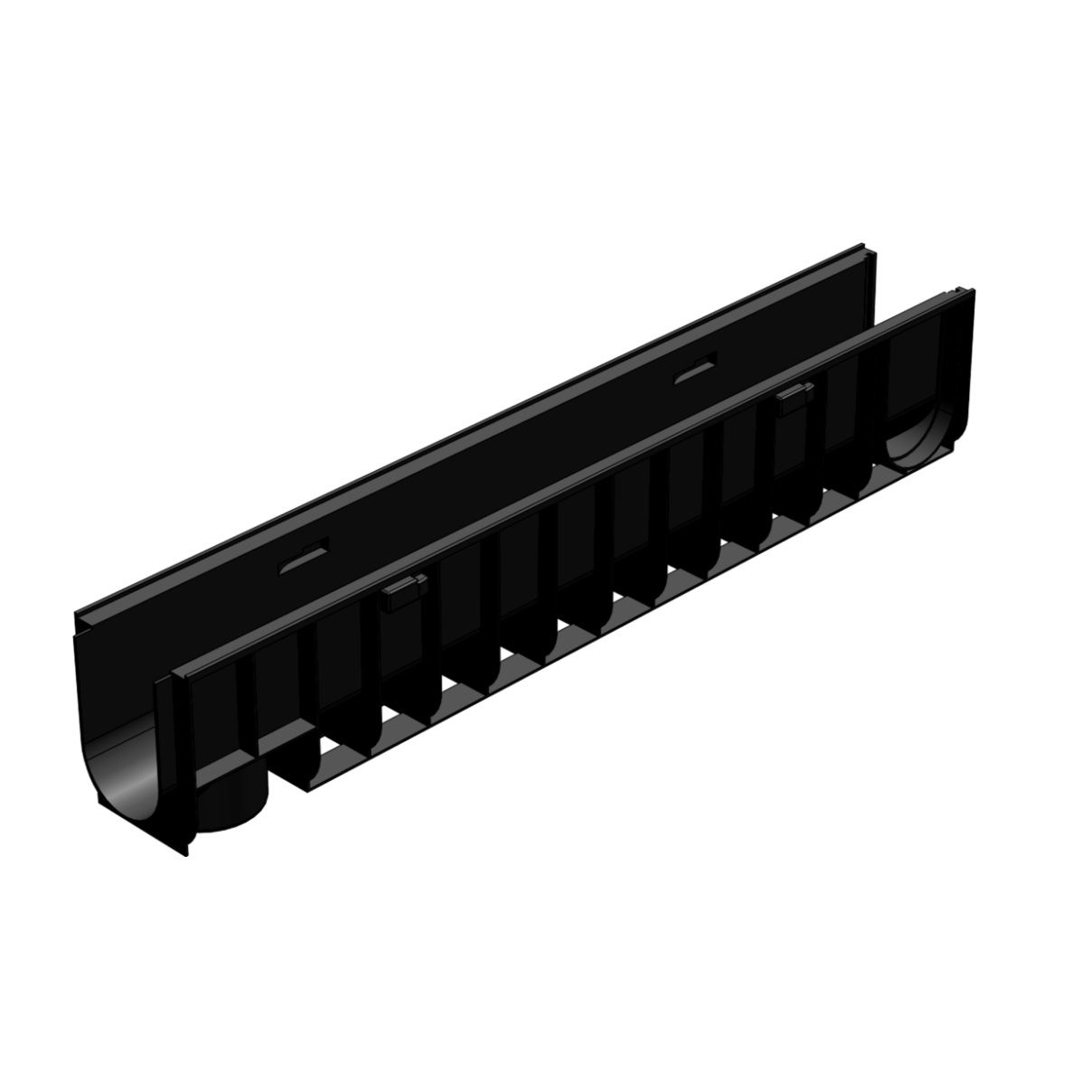 Лоток водоотводный пластиковый 1000х146х63 мм