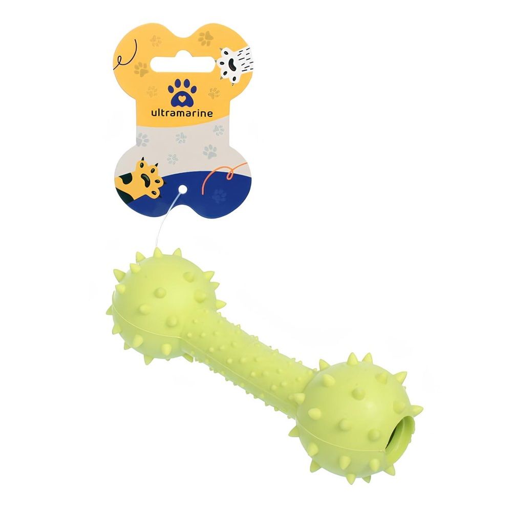 Игрушка для собак Bubble gum-Гантель зеленая Ultramarine