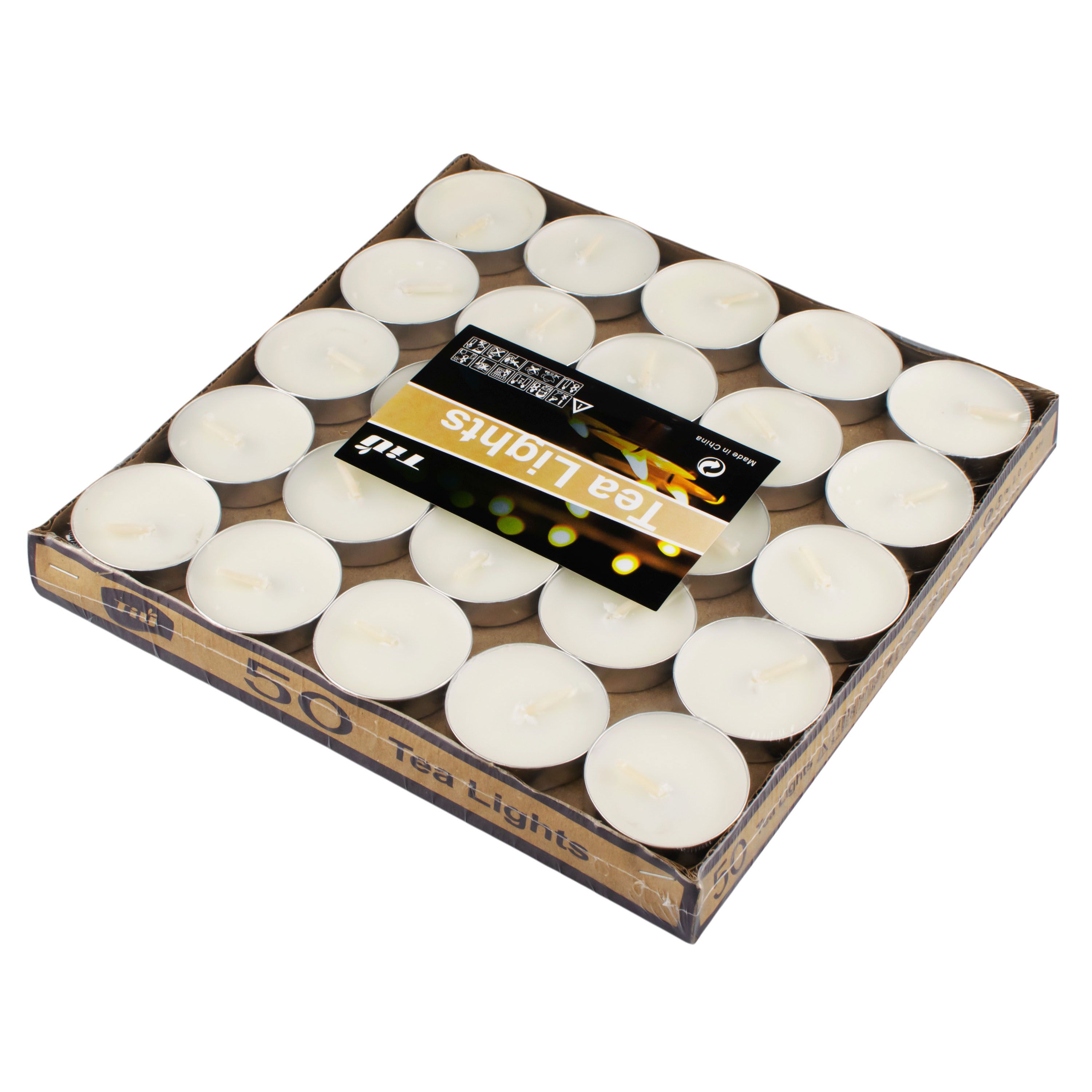 Свечи чайные классические 50 шт 2024-3432