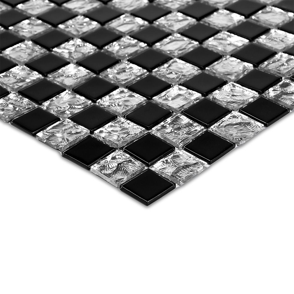 Мозаика BF007 PRO SAR MOSAIC 30*30 черно-серебрянный