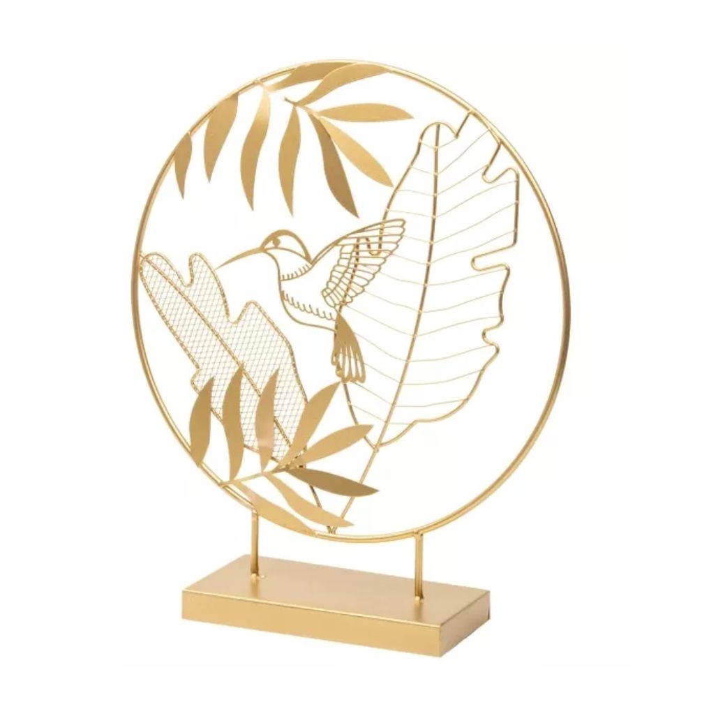 Композиция декоративная Экзотика золотой Д260 Ш70 В300