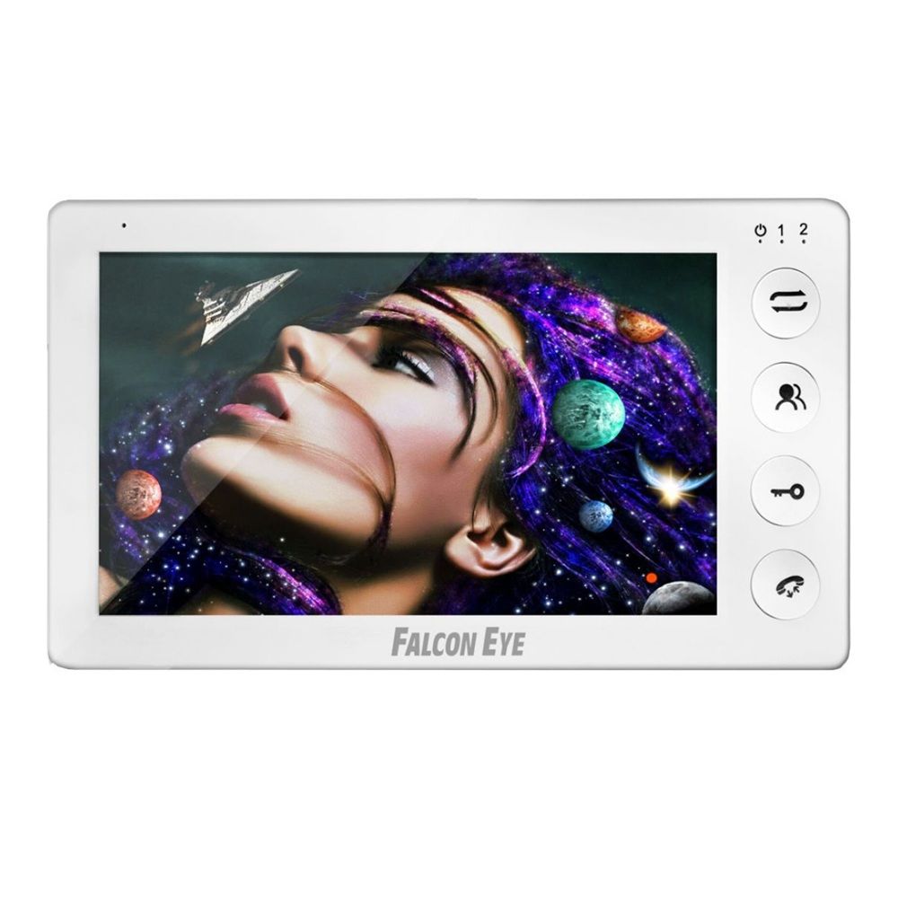 Видеодомофон Cosmo дисплей 7" TFT; механические кнопки; подключение до 2-х вызывных панелей ; OSD меню; интерком до 4 мониторов; питание AC 220В (встроенный БП)