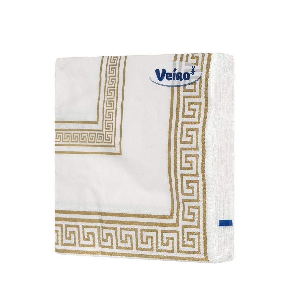 Салфетки бумажные Veiro 33х33 см 3-х слойные 20 шт с рисунком