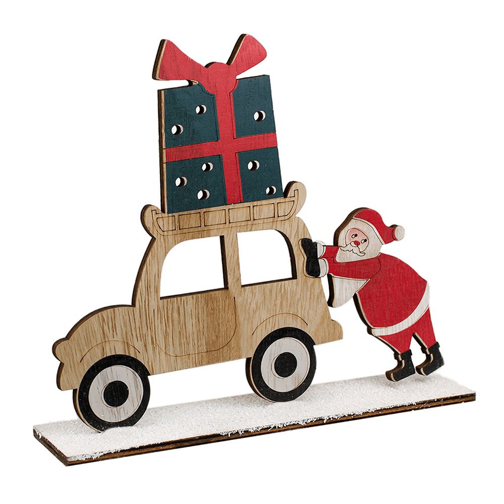 Украшение новогоднее Машина 20,3х17,5х4,5 см