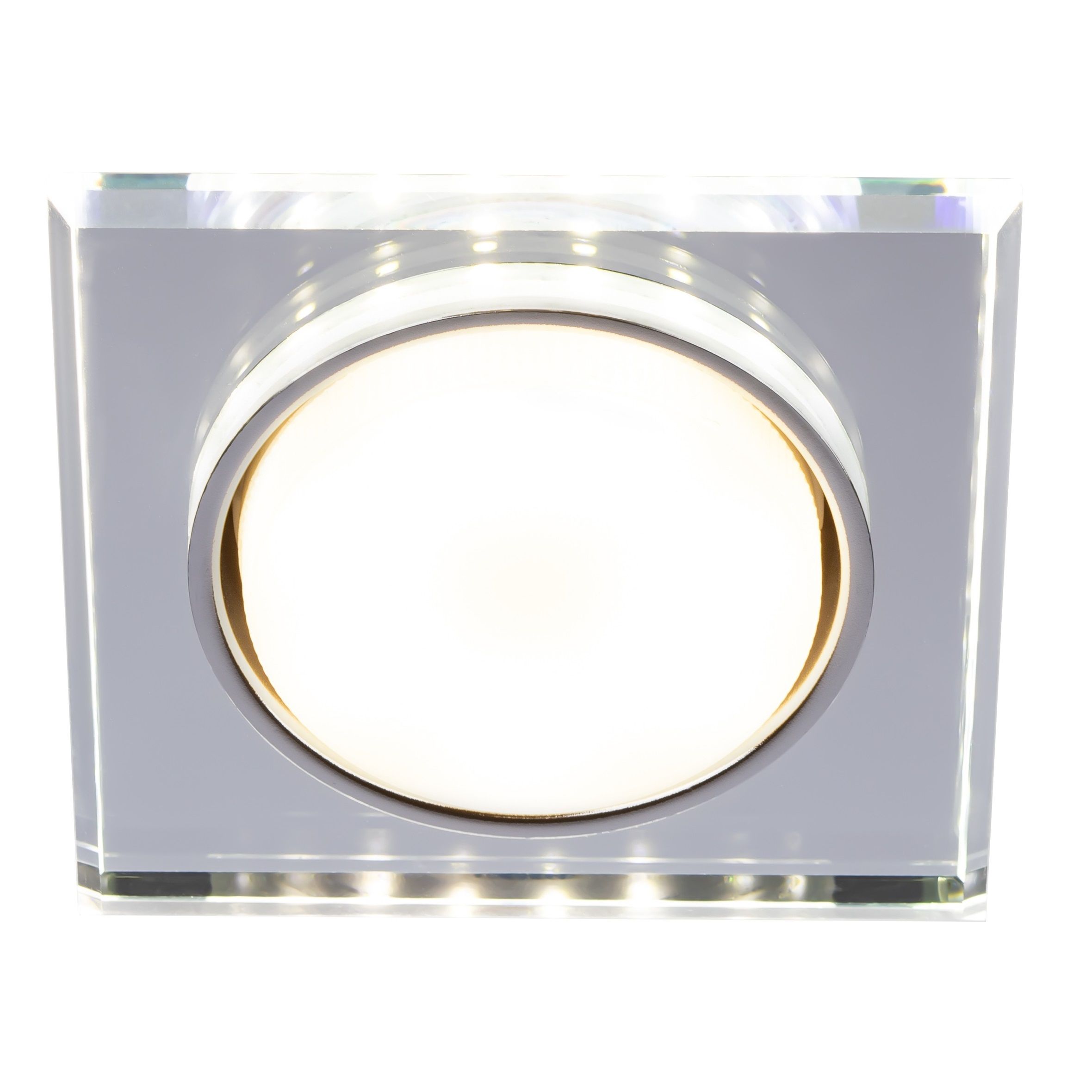 Светильник встраиваемый Эра DK LD50 MR GX53 15Вт зеркальный cо светодиодной подсветкой