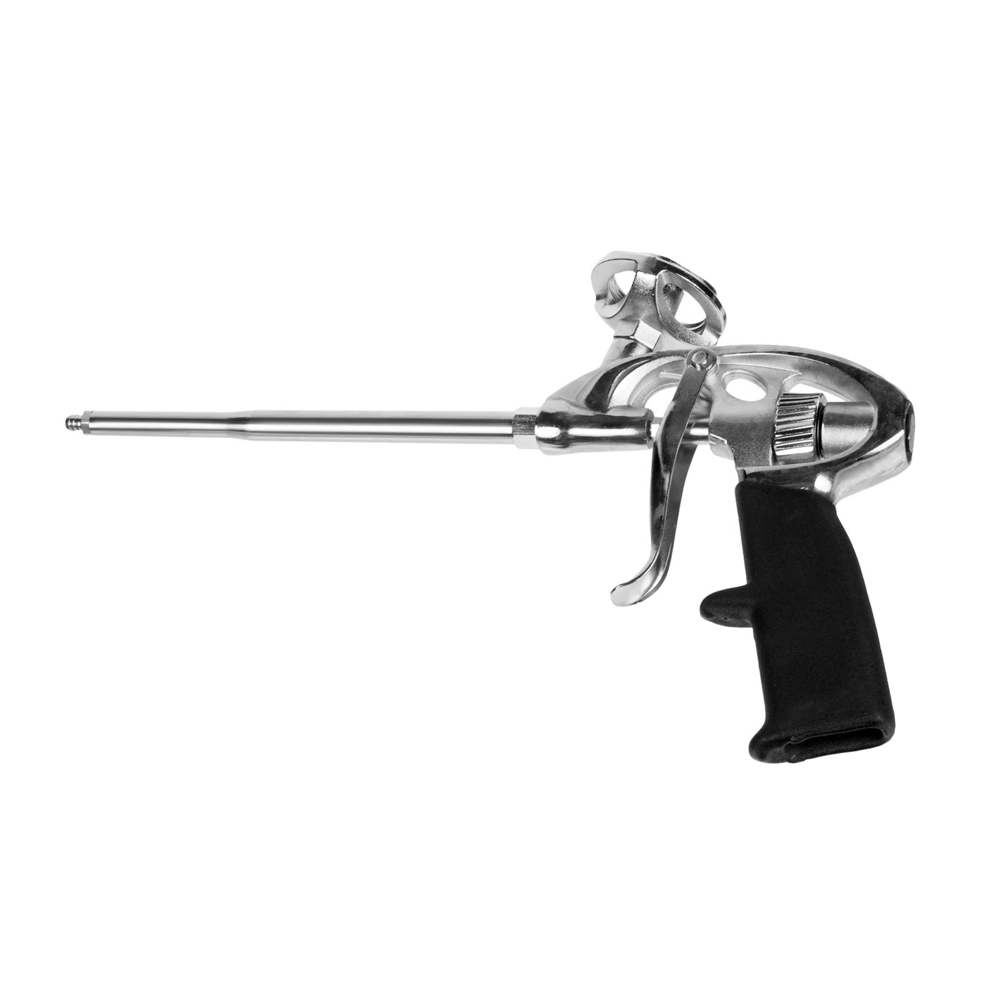 Пистолет для монтажной пены металлический покрытие рукоятки ПВХ 23-7-007