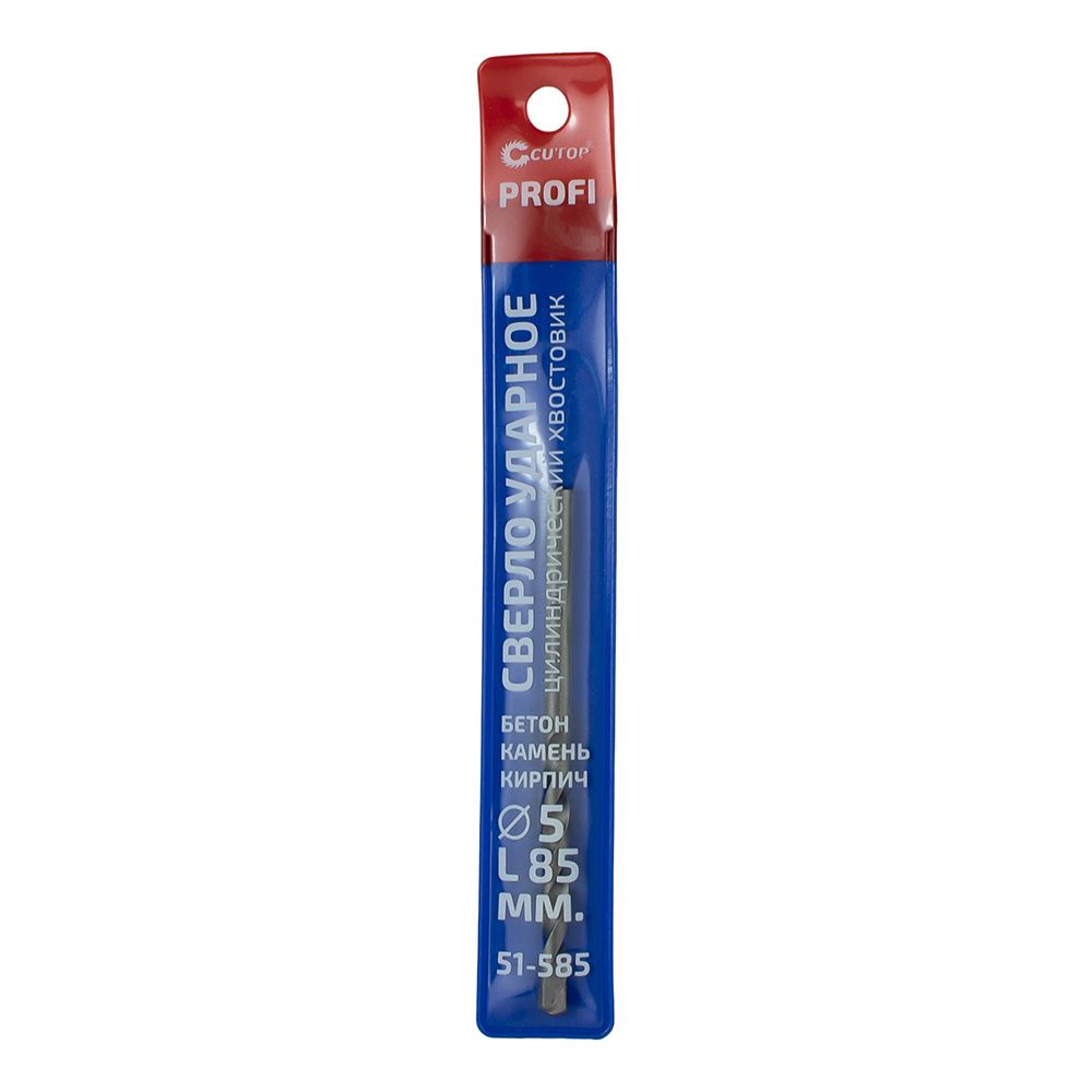 Сверло ударное по бетону 5х85 мм Cutop 51-585
