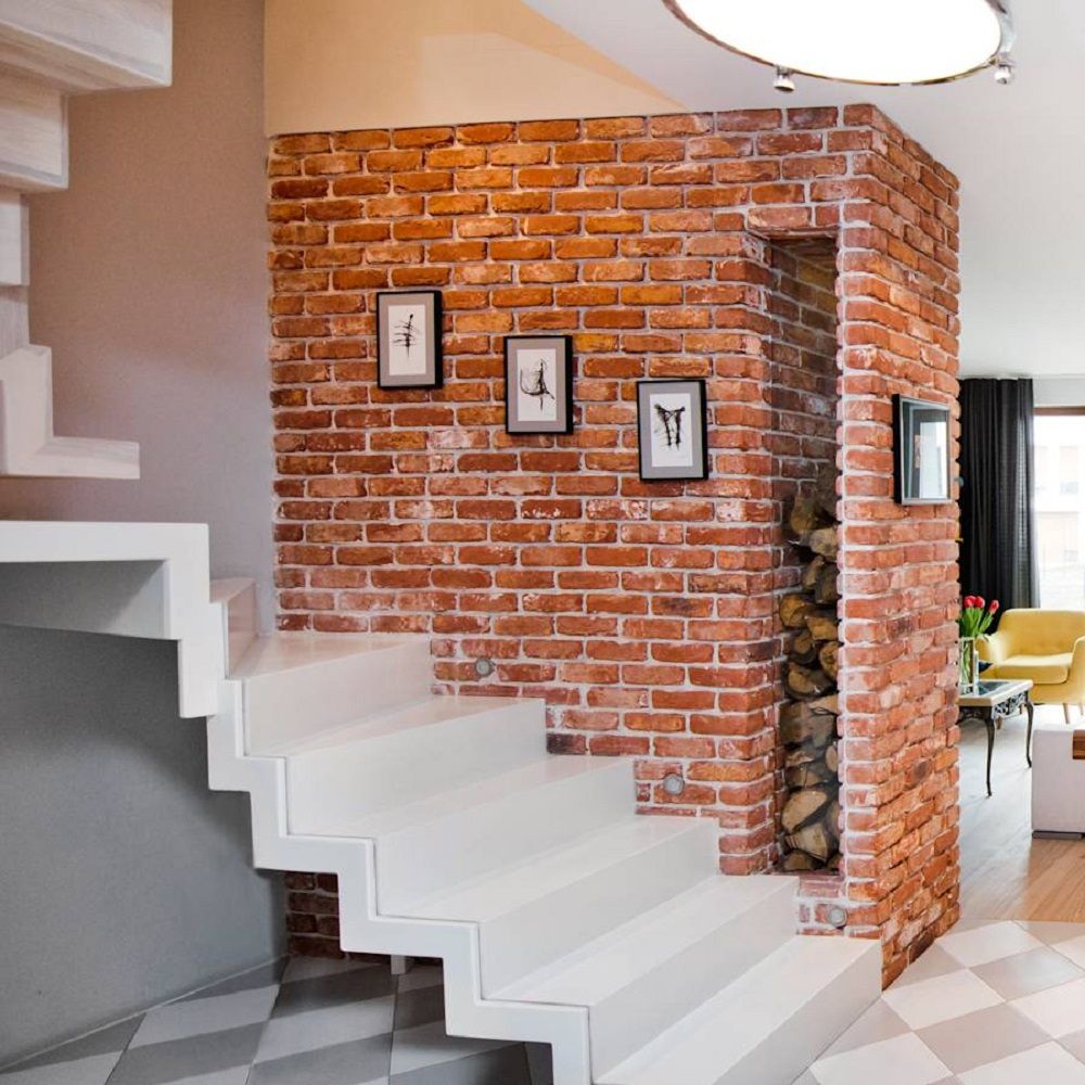 Камень декоративный Кирпич Царский красный Loft 0,74 м2