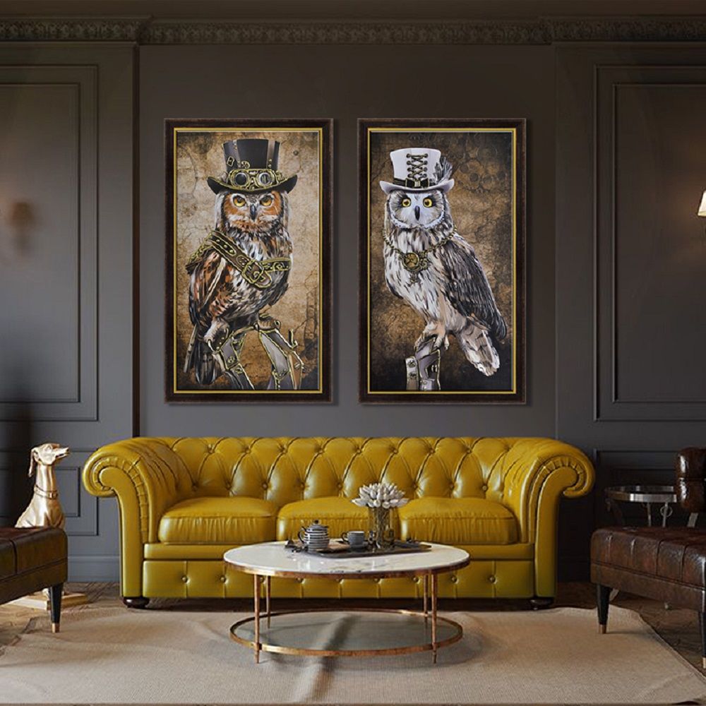 Картина Дама 40х70 см рама 3