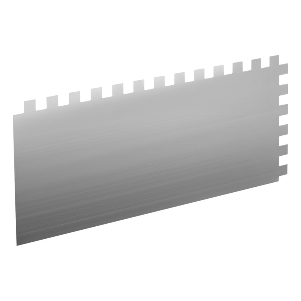 Гладилка зубч, 130 х 280 мм, нержав. сталь, дерев рукоятка, зуб 10 х 10 мм 27-0-010(Remocolor) (шт)