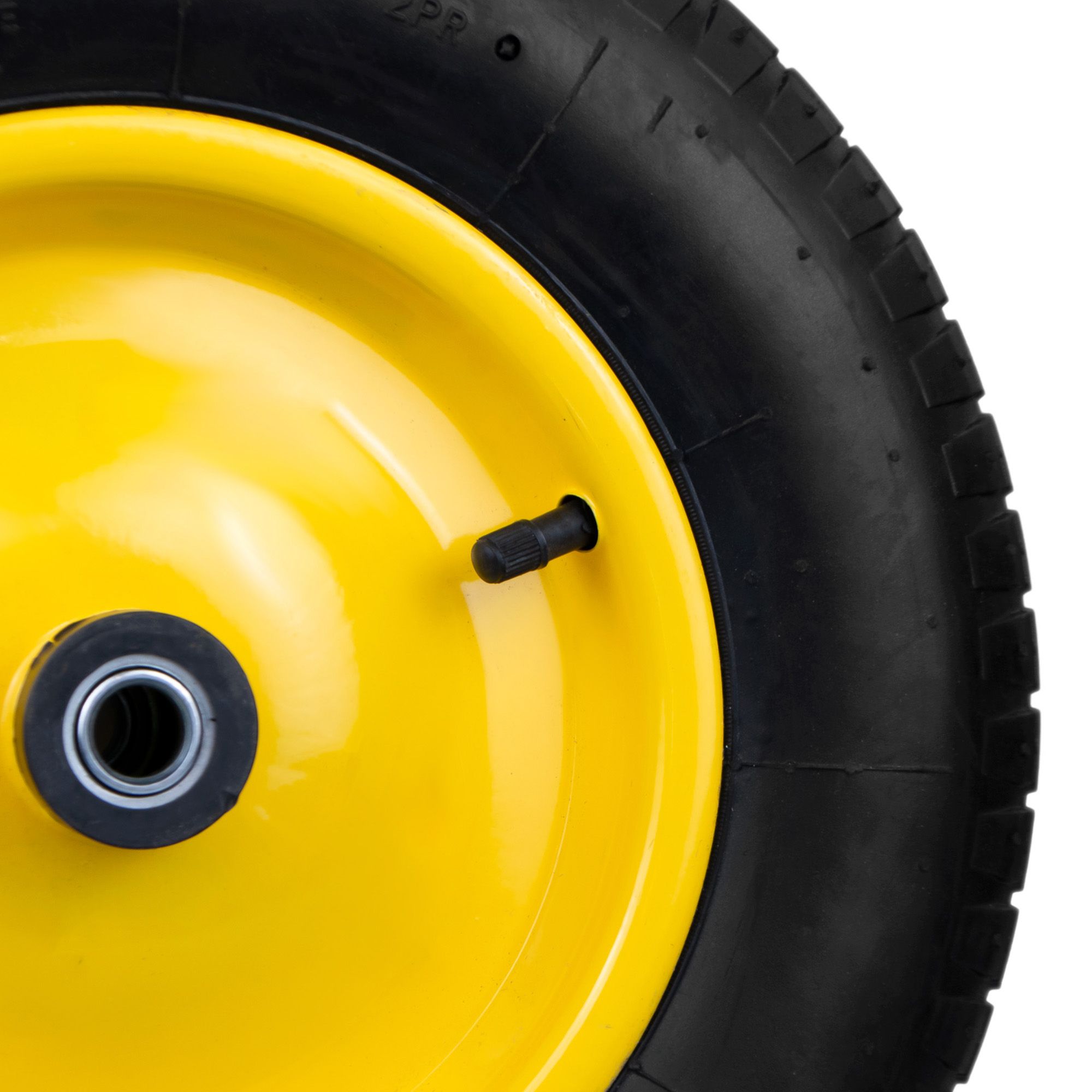 Колесо для тачки пневматическое 3.25/3.00-8 d360 мм подшипник 16 мм длина оси 94 мм Palisad