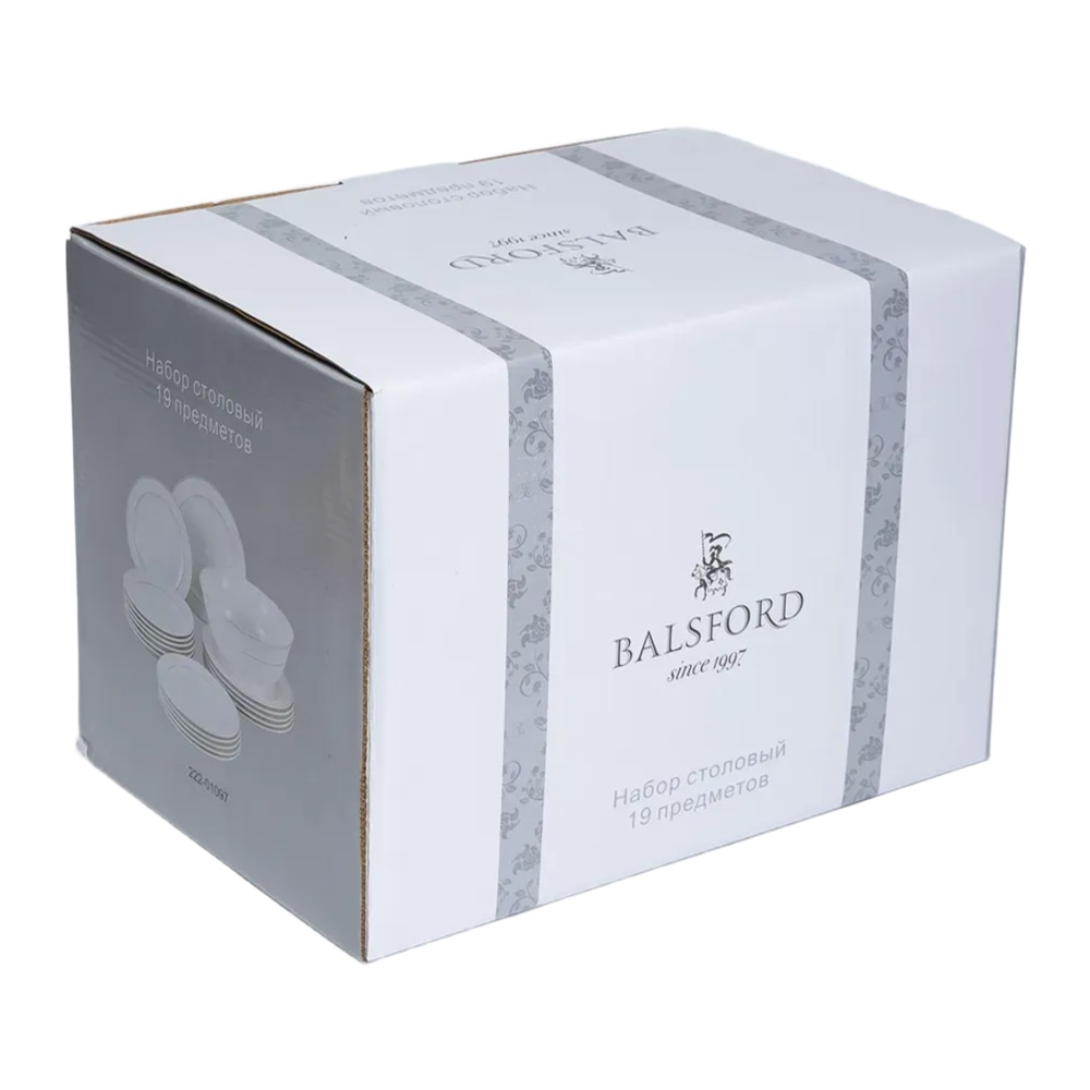 Набор столовый Грация Астерия на 6 персон 19 предметов фарфор 222-01097