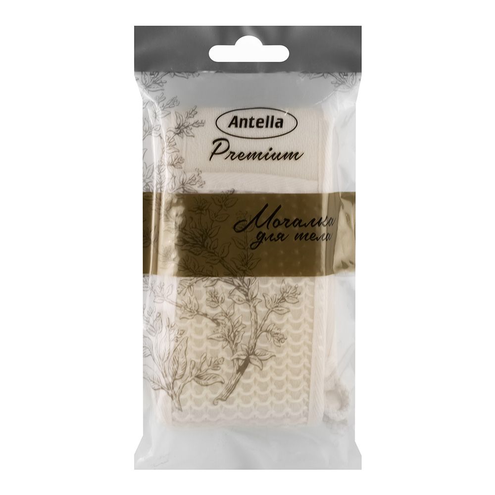 Мочалка банная из сизаля 10х80 см Antella Premium