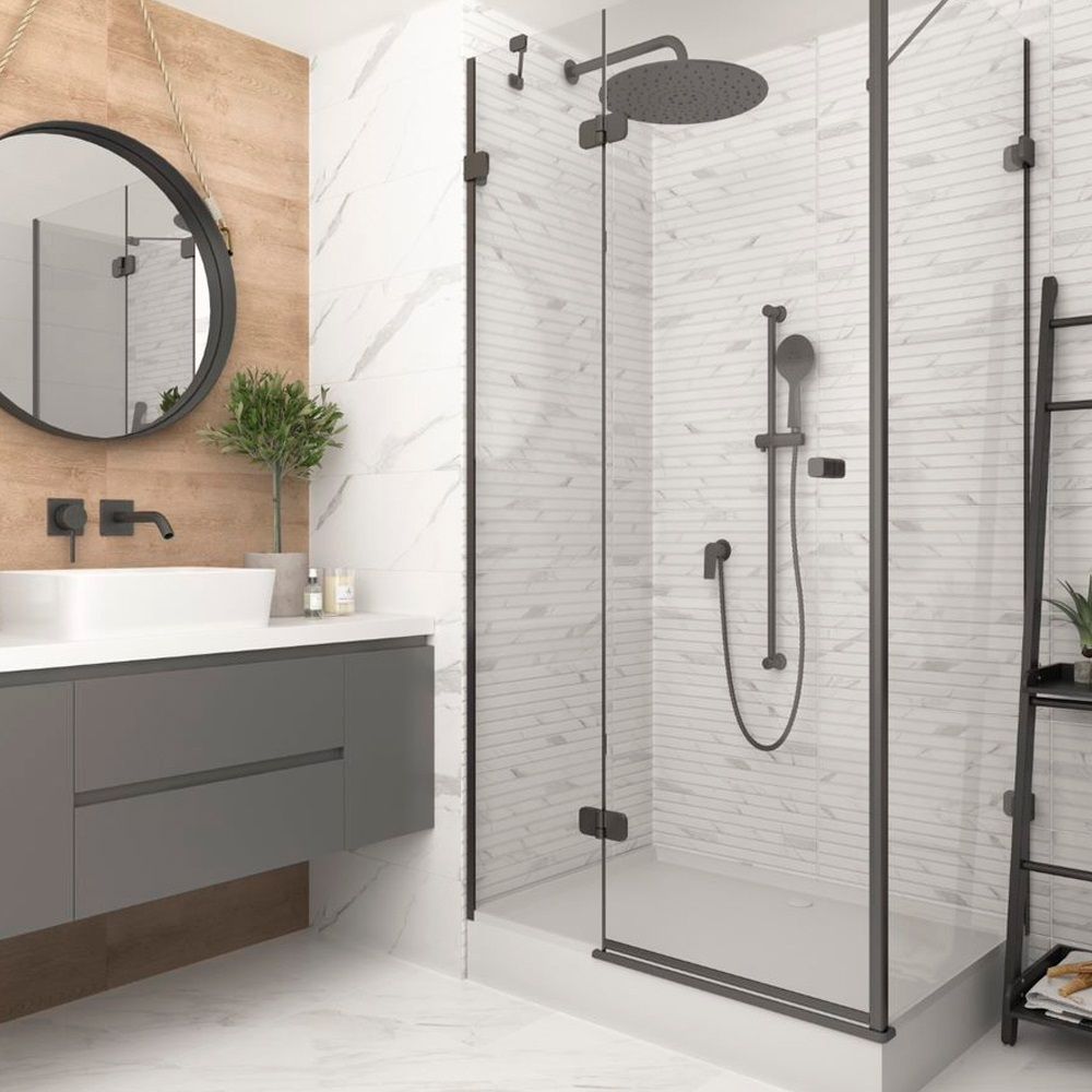 Плитка настенная Gracia Ceramica Sputnik white wall 01 25х60 см белая 1,2 м2