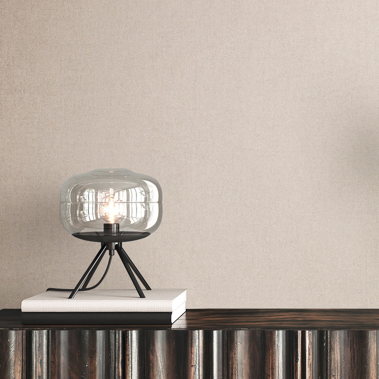 Обои Ateliero Collier 585302 бежевые однотонные 1,06х10 м