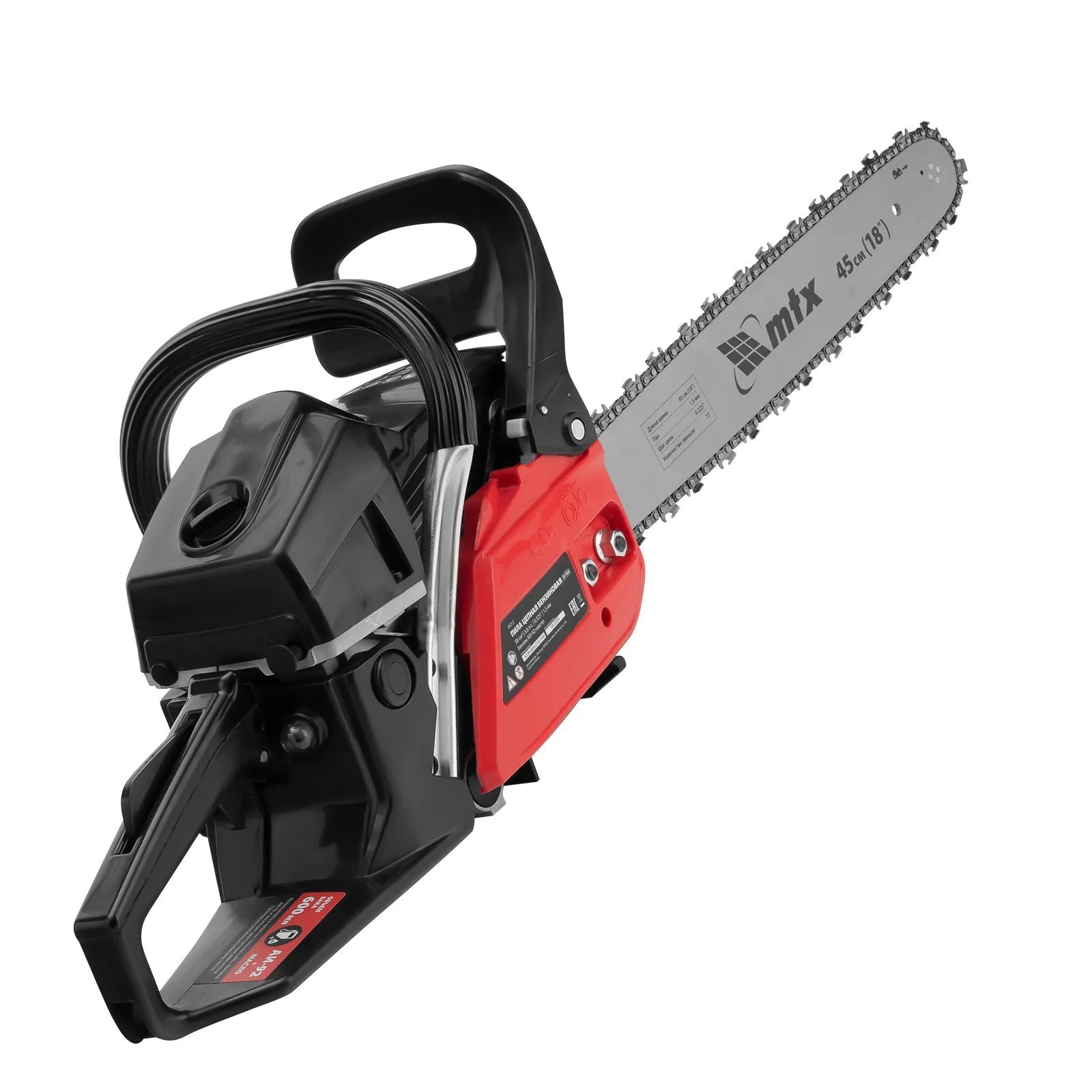 Пила цепная бензиновая MTX MS-5218 3,3 л.с. шина 18"/45 см