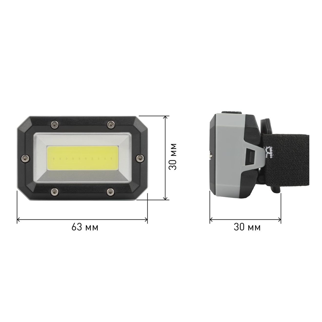 Фонарь налобный LED Эра Шторм GB-708 320 Лм 3хААА IP40 4 режима